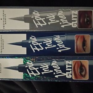 Epic Ink Liner GLITZ Glitter Liquid Eyeliner Set - Silver & Blue Shades
